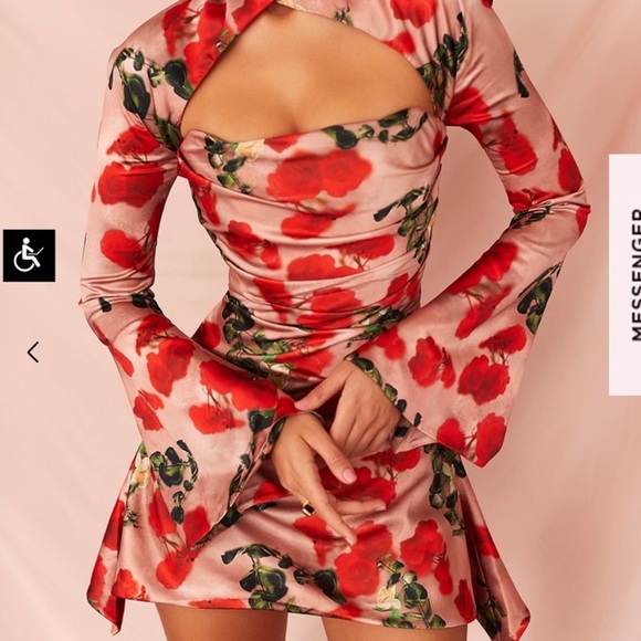 House of Cb Toira Dress size medium - Picture 3 of 9